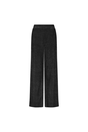 Tramontana Wide-Leg Trousers Sparkles 9000 Black