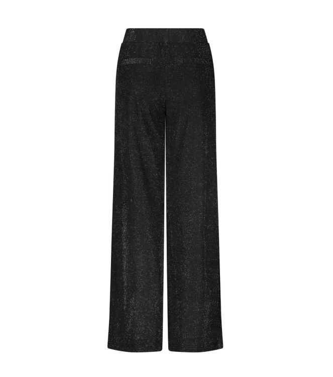 Tramontana Wide-Leg Trousers Sparkles 9000 Black