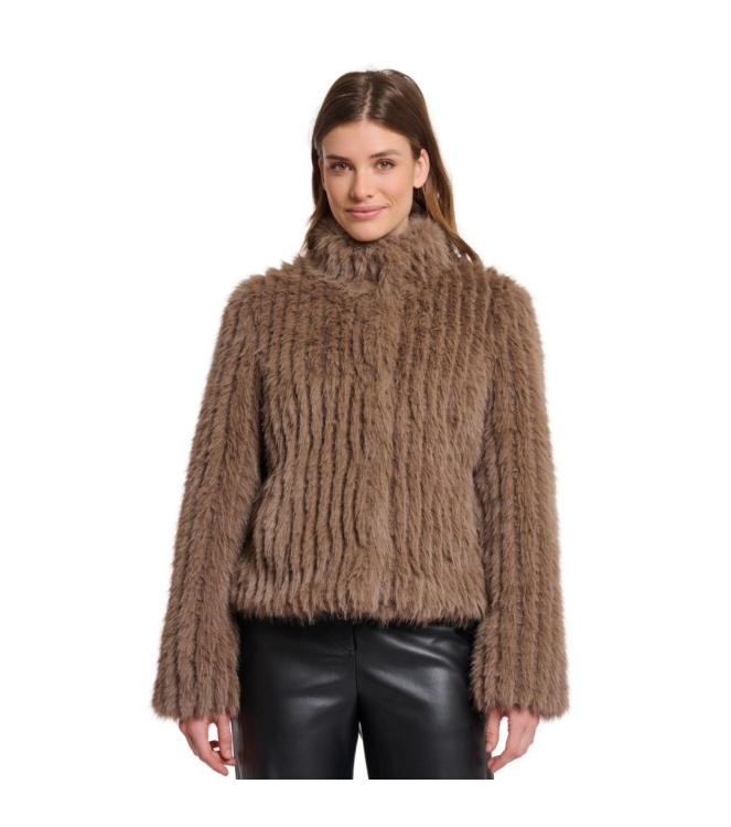 Rino en Pelle Jacket with closure 10868 toffee