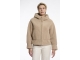 Rino en Pelle Hooded faux shearling jacket 10866 oat