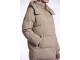 Rino en Pelle Long structure padded coat 10868 toffee