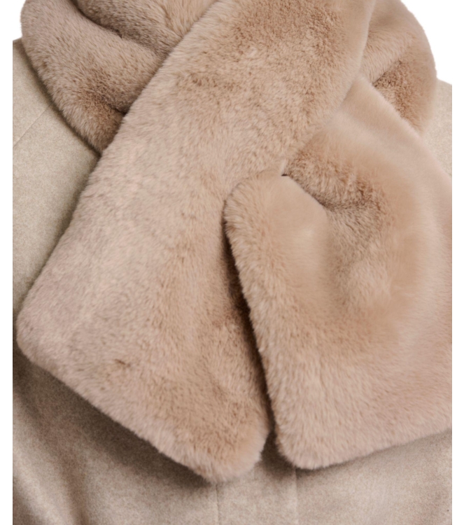 Rino en Pelle Faux fur scarf 10866 oat