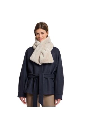 Rino en Pelle Faux fur scarf 9030 birch