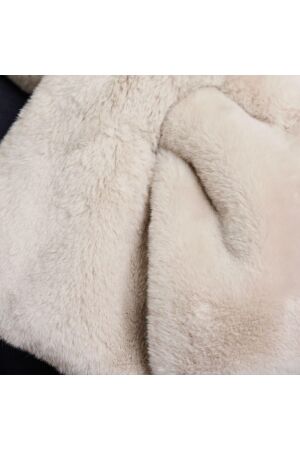 Rino en Pelle Faux fur scarf 9030 birch