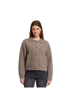 Rino en Pelle Boxy jacket 740 taupe