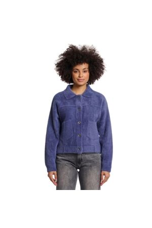 Rino en Pelle Boxy jacket 10922 blue shadow