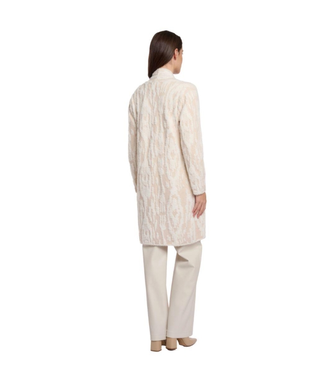 Rino en Pelle Long cardigan 10971 birch snow zebra