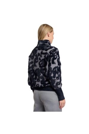 Rino en Pelle Boxy turtleneck sweater 10970 grey black leo