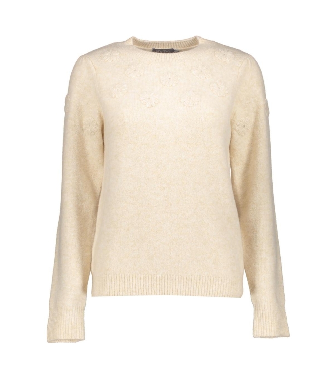 Geisha Pullover flowers 720 Sand