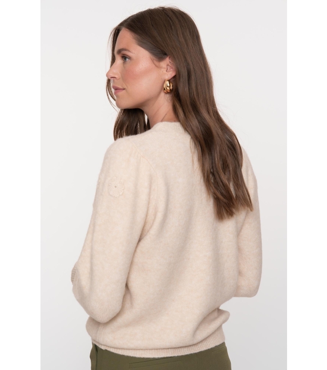 Geisha Pullover flowers 720 Sand