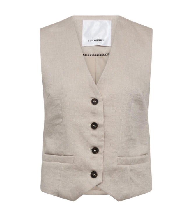 Co Couture EvaCC vest 154 Walnut