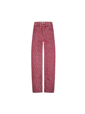 By-Bar Amsterdam Lew red cheetah pants 1303 Red cheetah pants