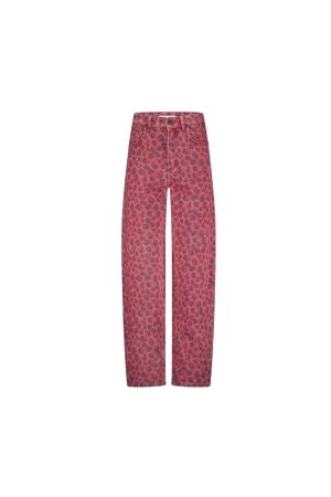 By-Bar Amsterdam Lew red cheetah pants 1303 Red cheetah pants