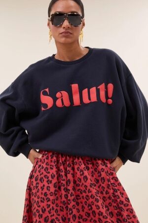 By-Bar Amsterdam Bibi salut sweater 856 Midnight