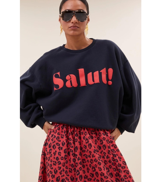 By-Bar Amsterdam Bibi salut sweater 856 Midnight