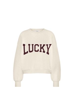 By-Bar Amsterdam Bibi patchwork sweater 826 Oyster melee