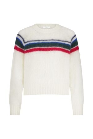 By-Bar Amsterdam Liam stripe pullover 010 Off white