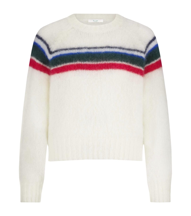 By-Bar Amsterdam Liam stripe pullover 010 Off white