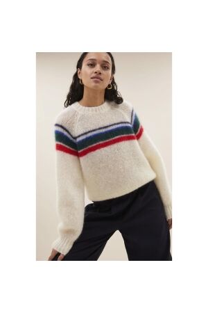 By-Bar Amsterdam Liam stripe pullover 010 Off white