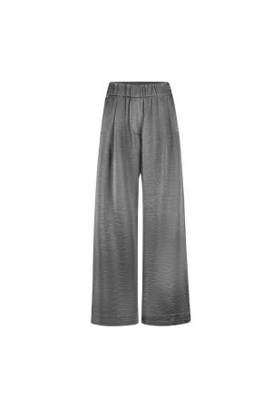 By-Bar Amsterdam Benji metallic pants 804 Metallic silver