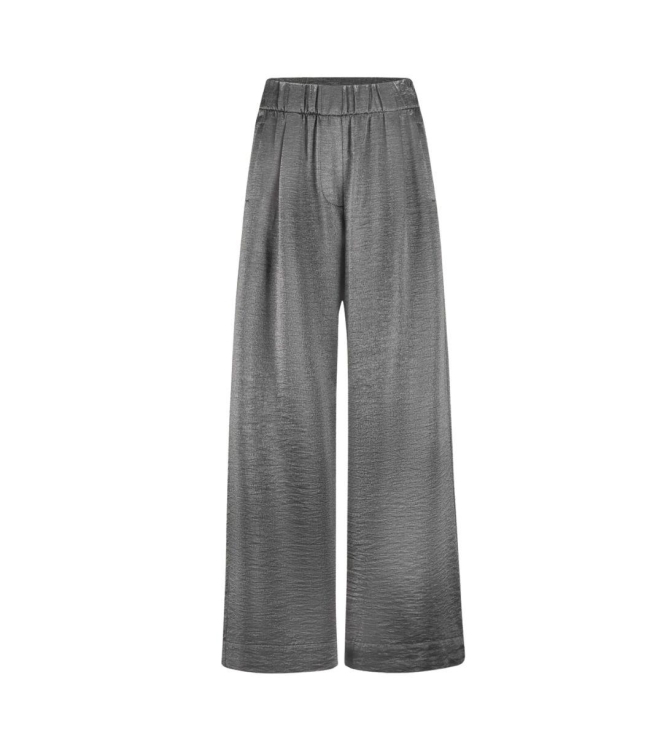By-Bar Amsterdam Benji metallic pants 804 Metallic silver