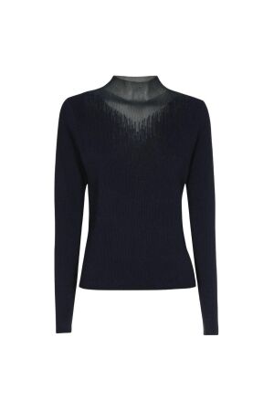 Caroline Biss Pull lurex lange mouw 20 Midnight