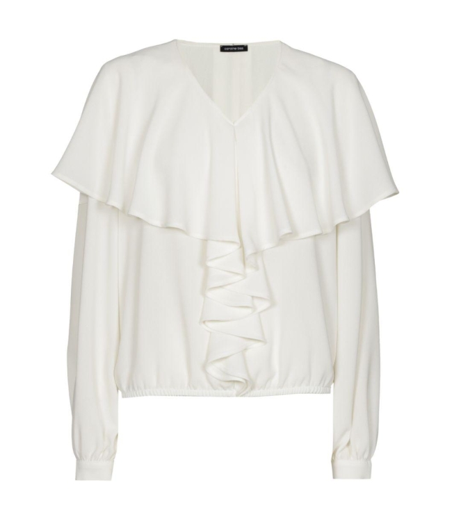 Caroline Biss Tuniek mousseline volant 93 Cream