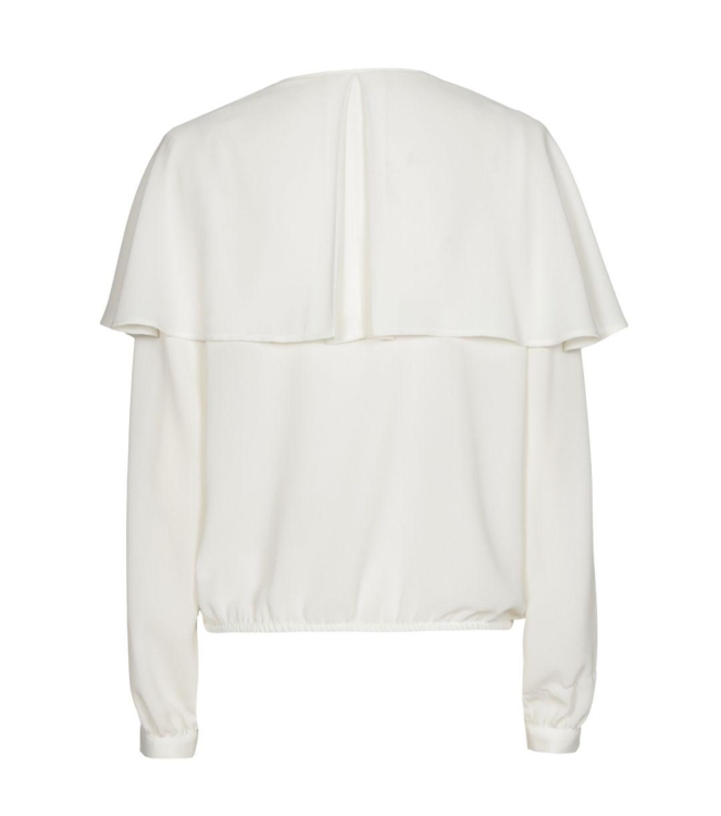 Caroline Biss Tuniek mousseline volant 93 Cream