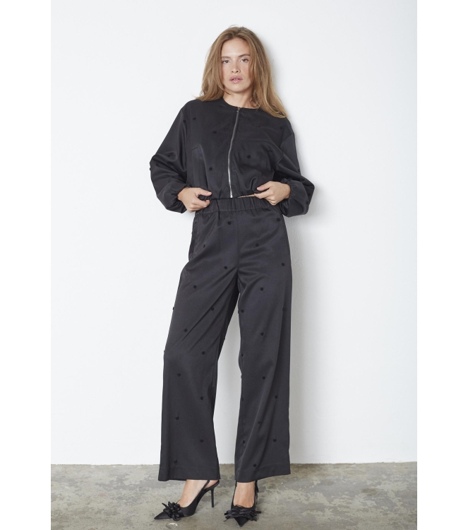 Co Couture CloverCC dot balloon jacket 96 Black