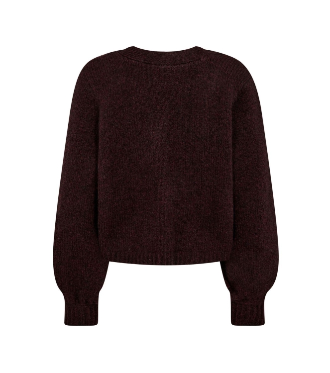 Co Couture CozyCC twist back knit 87 Winered