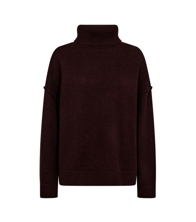 Co Couture MajaCC slit roll neck 87 Winered