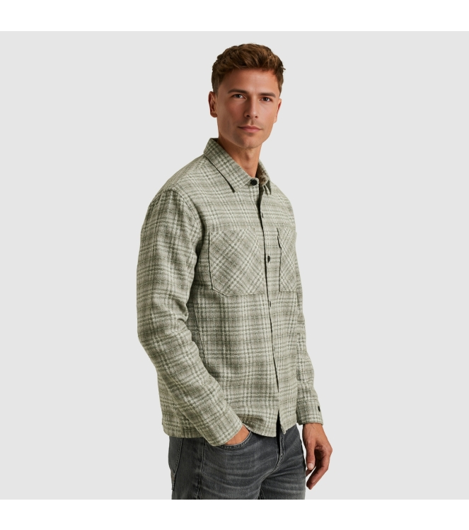 Cast Iron LONG SLEEVE SHIRT Dobby yarn dyed 9031 Drizzle