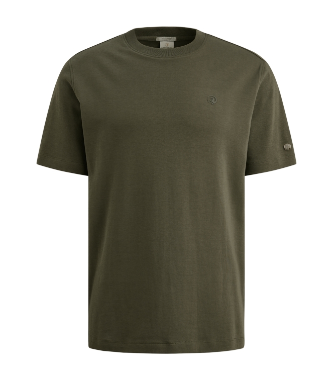Cast Iron Short sleeve r-neck regular fit in 6513 Kambaba