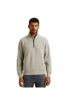 Cast Iron Half zip collar regular fit halfzi 9031 Drizzle