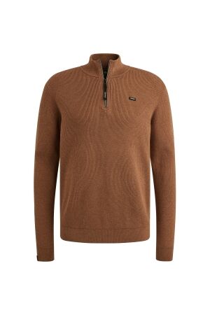 Vanguard Half zip collar gentleman's deal c 8122 Pecan brown