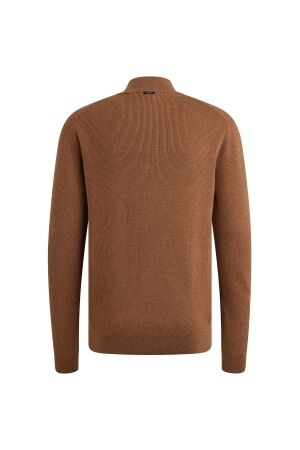 Vanguard Half zip collar gentleman's deal c 8122 Pecan brown
