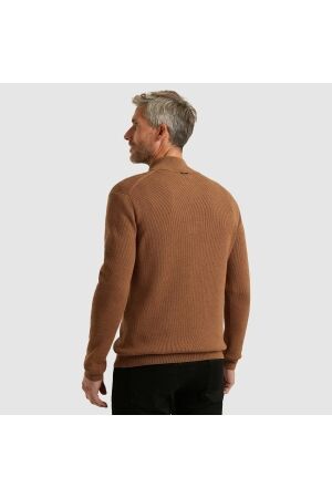 Vanguard Half zip collar gentleman's deal c 8122 Pecan brown
