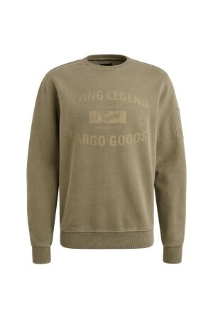 PME Legend Crewneck peach fleece gd 6389 Dusky green