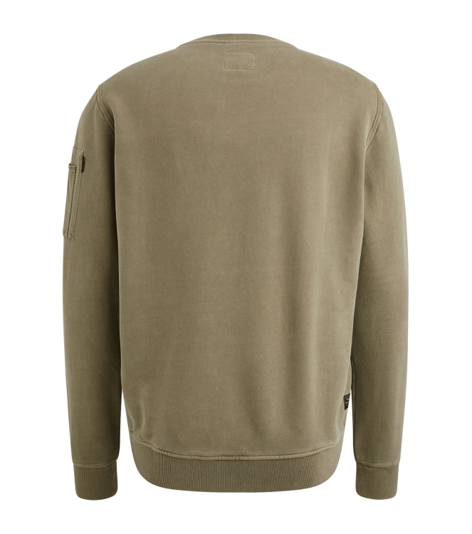 PME Legend Crewneck peach fleece gd 6389 Dusky green
