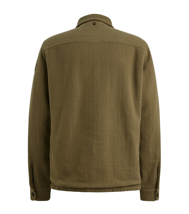 PME Legend LONG SLEEVE SHIRT Bold Waffle with 6389 Dusky green