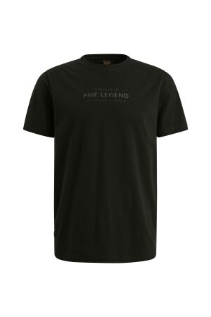 PME Legend Short sleeve r-neck cotton elastan 999 Black