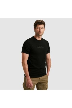 PME Legend Short sleeve r-neck cotton elastan 999 Black