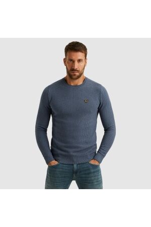 PME Legend R-neck cotton mouline 5301 Vintage Indigo