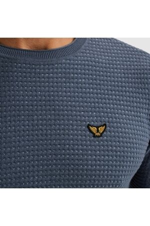 PME Legend R-neck cotton mouline 5301 Vintage Indigo