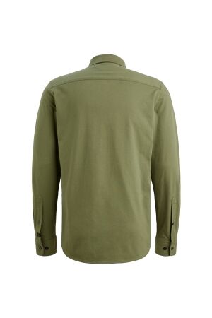 PME Legend LONG SLEEVE SHIRT Satin Jersey 6213 Four leaf clover