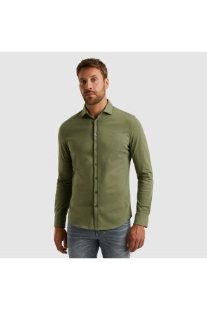 PME Legend LONG SLEEVE SHIRT Satin Jersey 6213 Four leaf clover