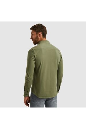 PME Legend LONG SLEEVE SHIRT Satin Jersey 6213 Four leaf clover