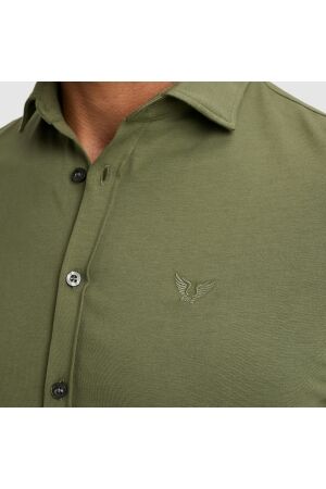 PME Legend LONG SLEEVE SHIRT Satin Jersey 6213 Four leaf clover