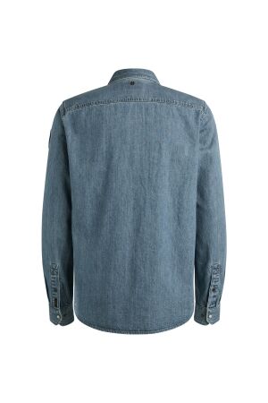 PME Legend LONG SLEEVE SHIRT Indigo Denim DEB denim blue