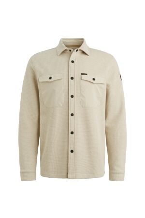 PME Legend LONG SLEEVE SHIRT Waffle Jersey 7013 Bone white